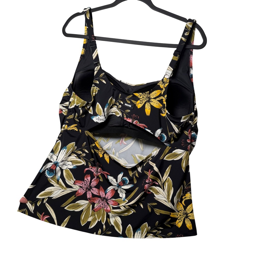 Alaskan Hardgear Duluth Trading Co Floral Tankini Top Only Plus Size 18 EUC - Picture 3 of 13
